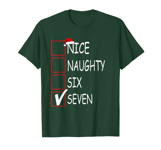 Nice Naughty 67 Funny Brainrot Meme Six Seven Slang T-Shirt
