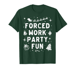 Vintage Forced Work Party Fun Merry Christmas Party Holiday T-Shirt