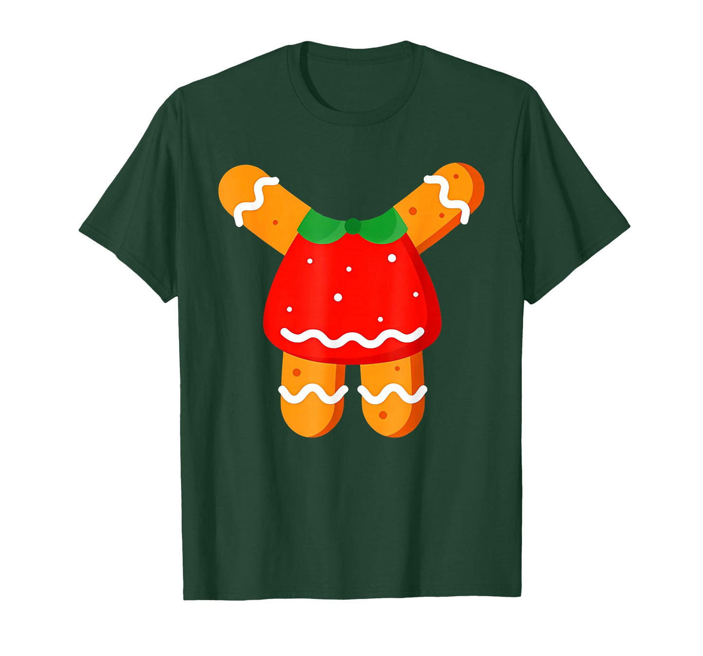 Gingerbread Girl Shirt Christmas Cookie Baking Holiday Tee T-Shirt