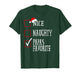 Nice Naughty Papa’s Favorite Christmas Funny Xmas Design T-Shirt
