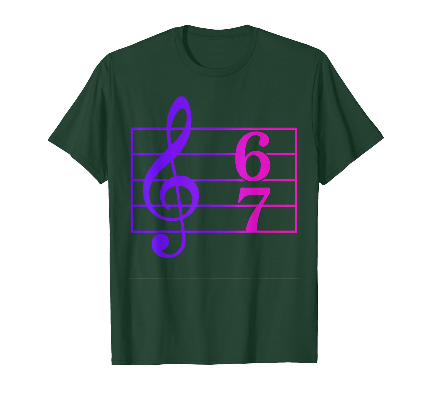 Funny 67 Music Meme Slang Music Teacher Humor Retro Tee T-Shirt