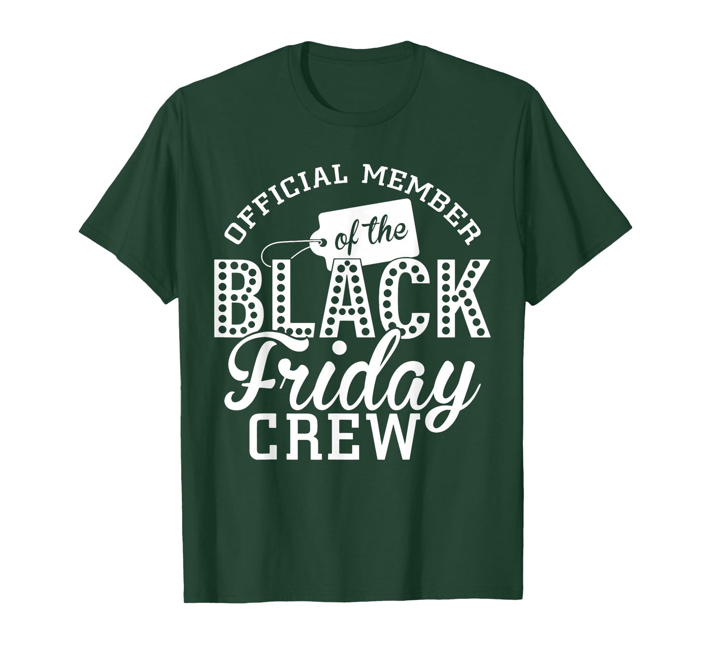 Funny Official Member of The Friday Shopping Crew Christmas T-Shirt