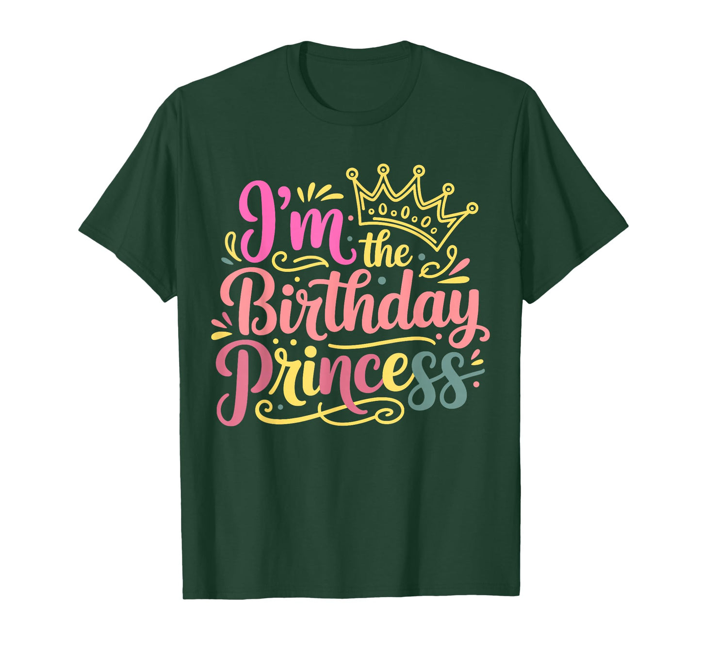 I'm The Birthday Princess Party Birthday Girl T-Shirt