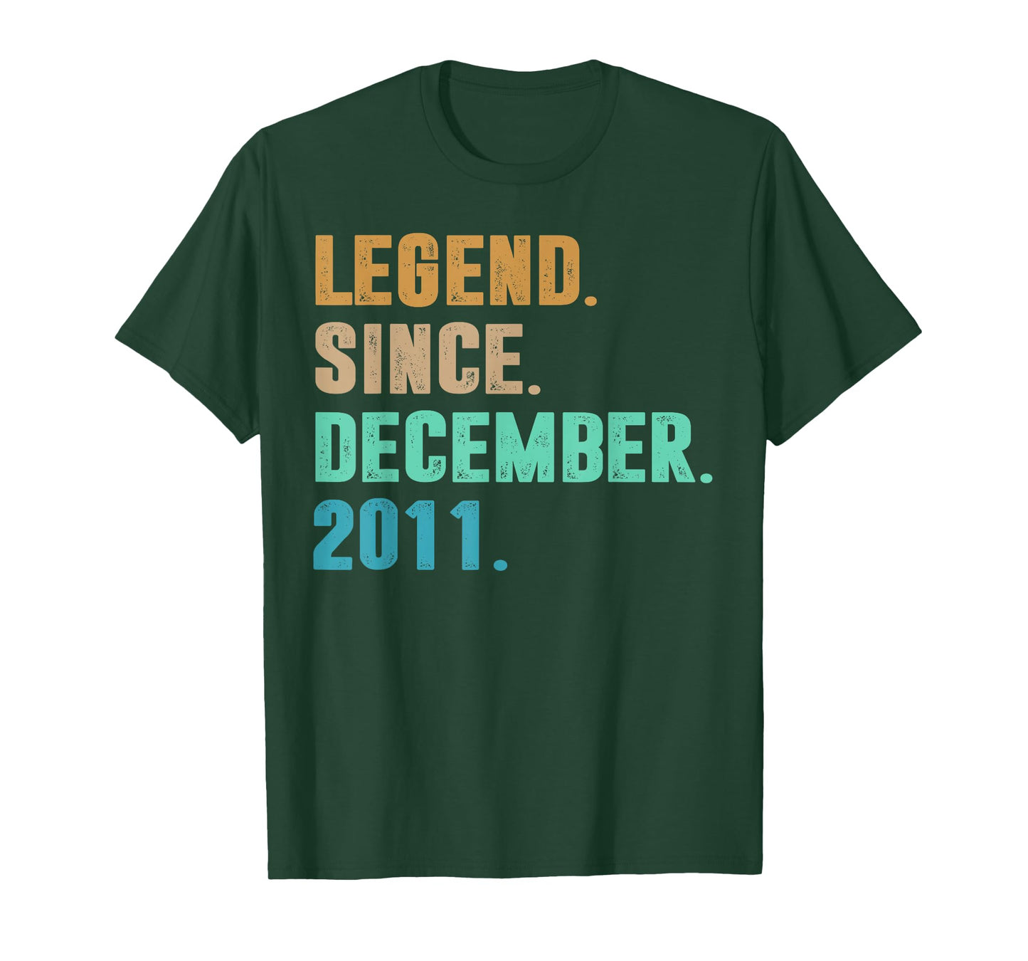 Legend Since December 2011 Birth of Birthday 2011 Legendary T-Shirt