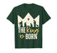 Retro The King is Born Jesus Christ Nativity Scene Christian T-Shirt