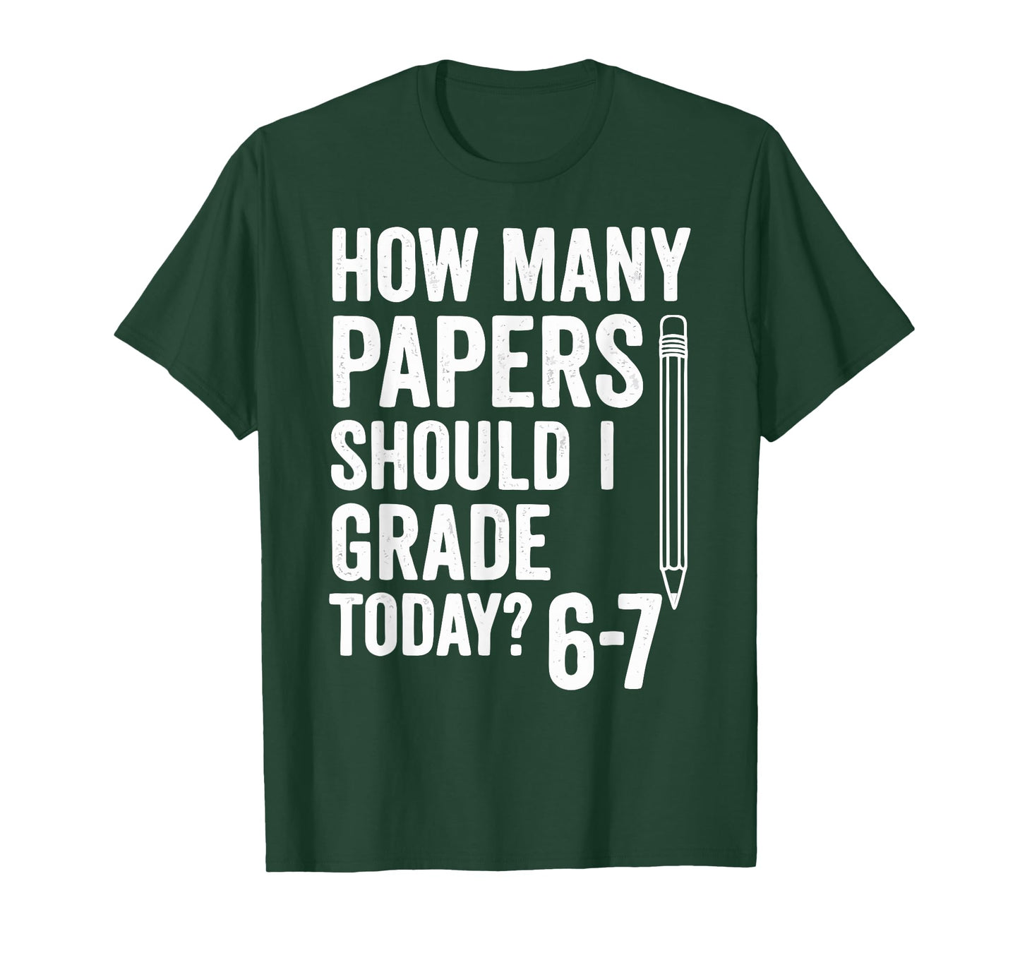 Six Seven Meme Funny 6-7 School Teacher 67 T-Shirt