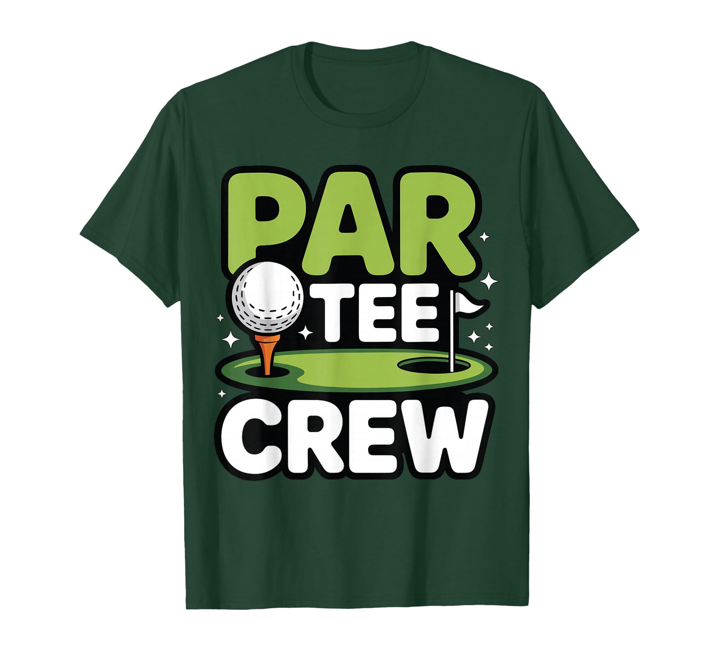 Par Tee Crew Funny Golfing Matching Golf Trip Humor T-Shirt