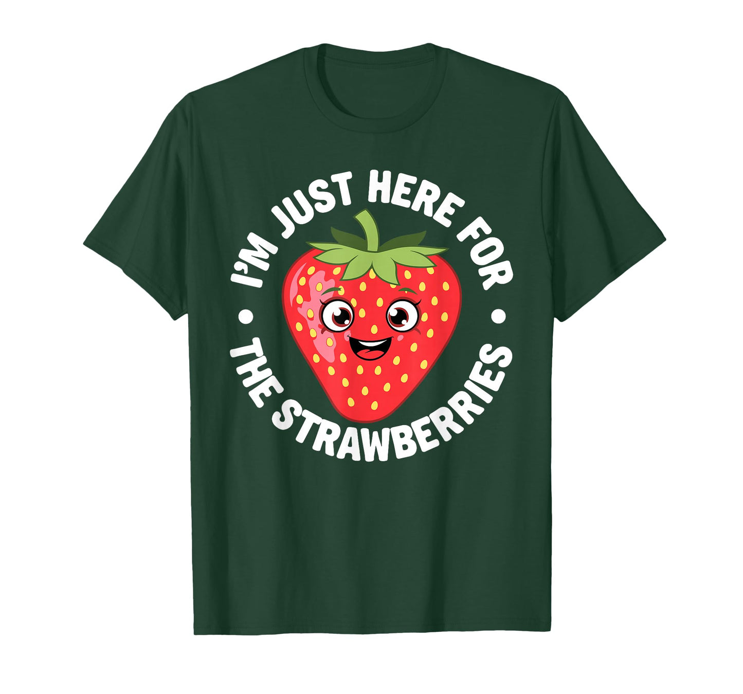 Funny Strawberry Art for Men Women Fruit Strawberry Lover T-Shirt