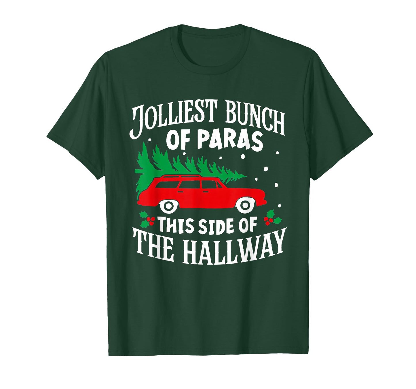 Jolliest Bunch of Paras This Side of The Hallway Xmas PJ T-Shirt