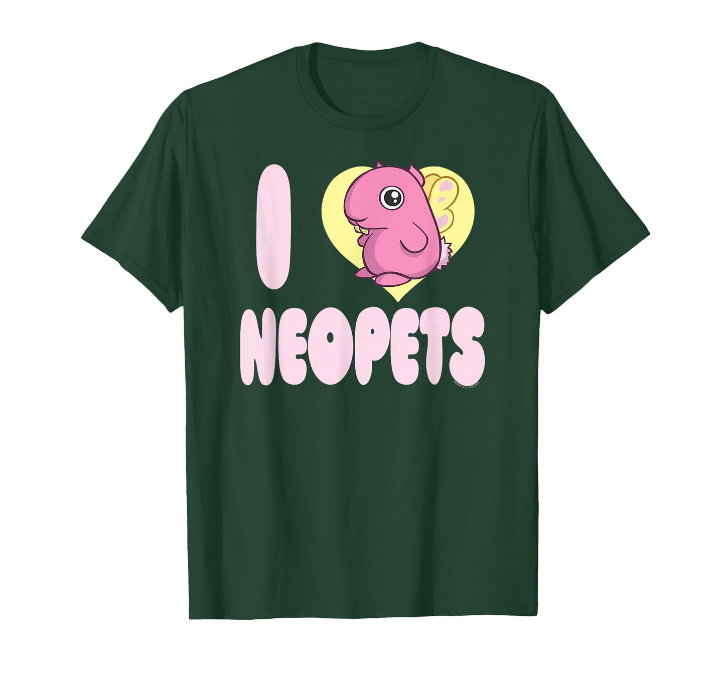 Neopets I Heart Neopia Meepit Cute Retro Virtual Pets T-Shirt