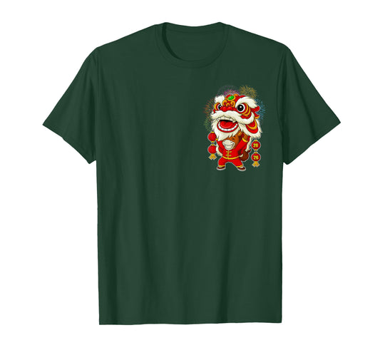 Year of The Horse Lion Dance Chinese Lunar New Year 2026 T-Shirt