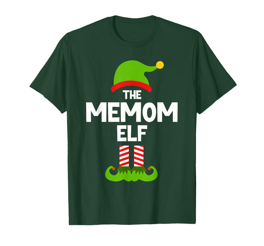 I'm The Memom Elf Christmas Family Pajama Funny T-Shirt