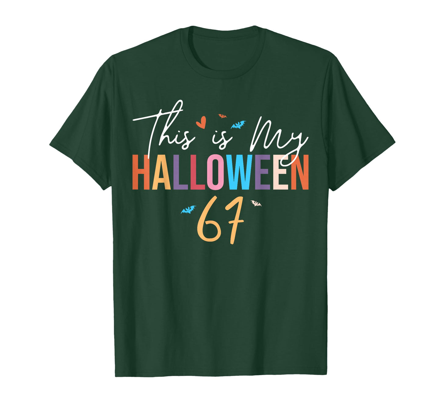This is My Halloween 67 Funny Six Seven Meme Gen Alpha Slang T-Shirt