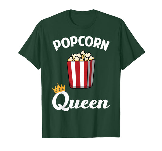 Best Popcorn Art for Women Girls Movie Food Popcorn Lovers T-Shirt