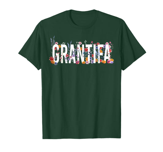 Funny I Am Grantifa Vintage Floral Women T-Shirt