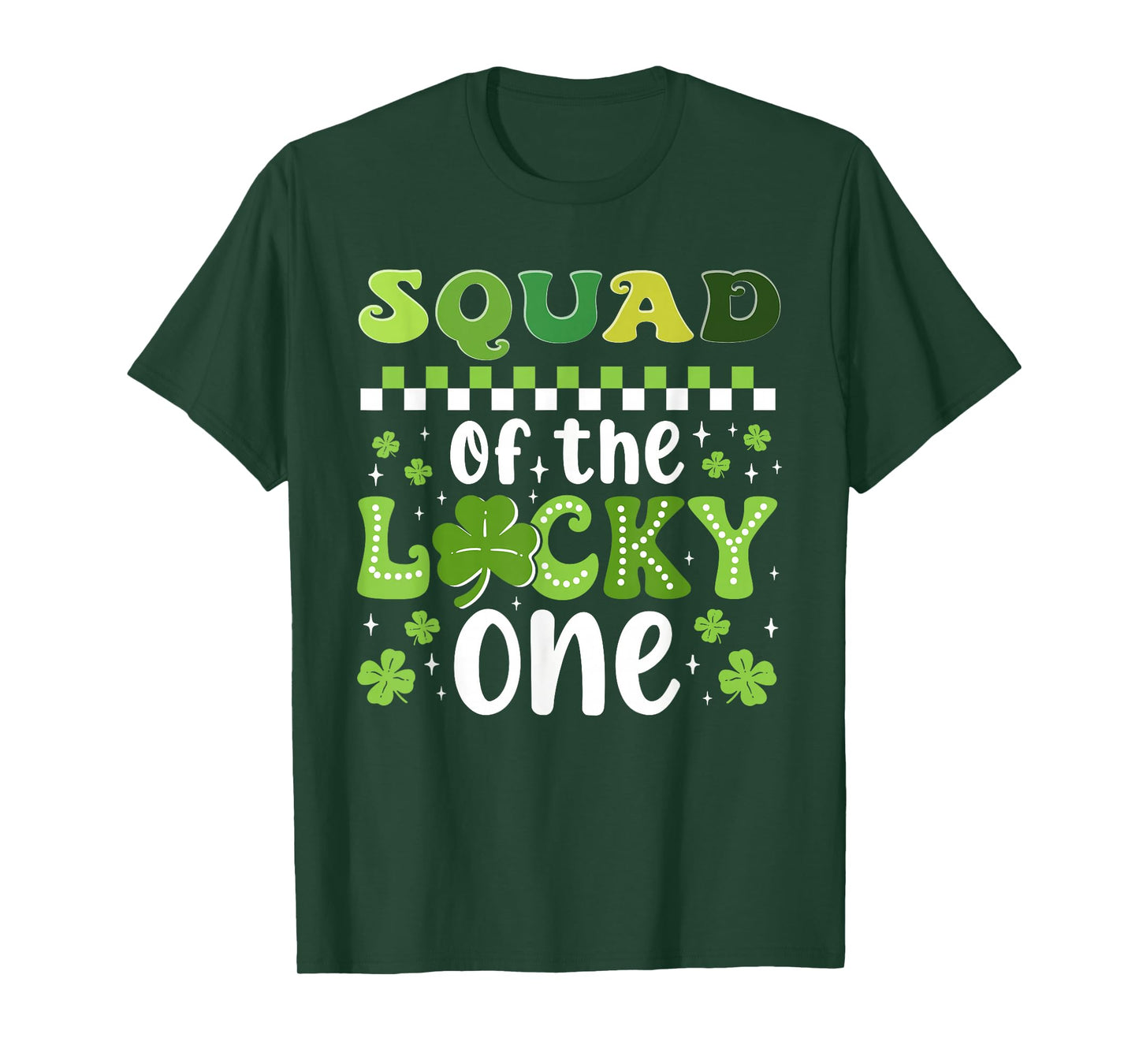 Squad of The Lucky One First Birthday St Patrick's Day T-Shirt