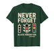 Never Forget Black Innovation Traffic Signal Black History T-Shirt