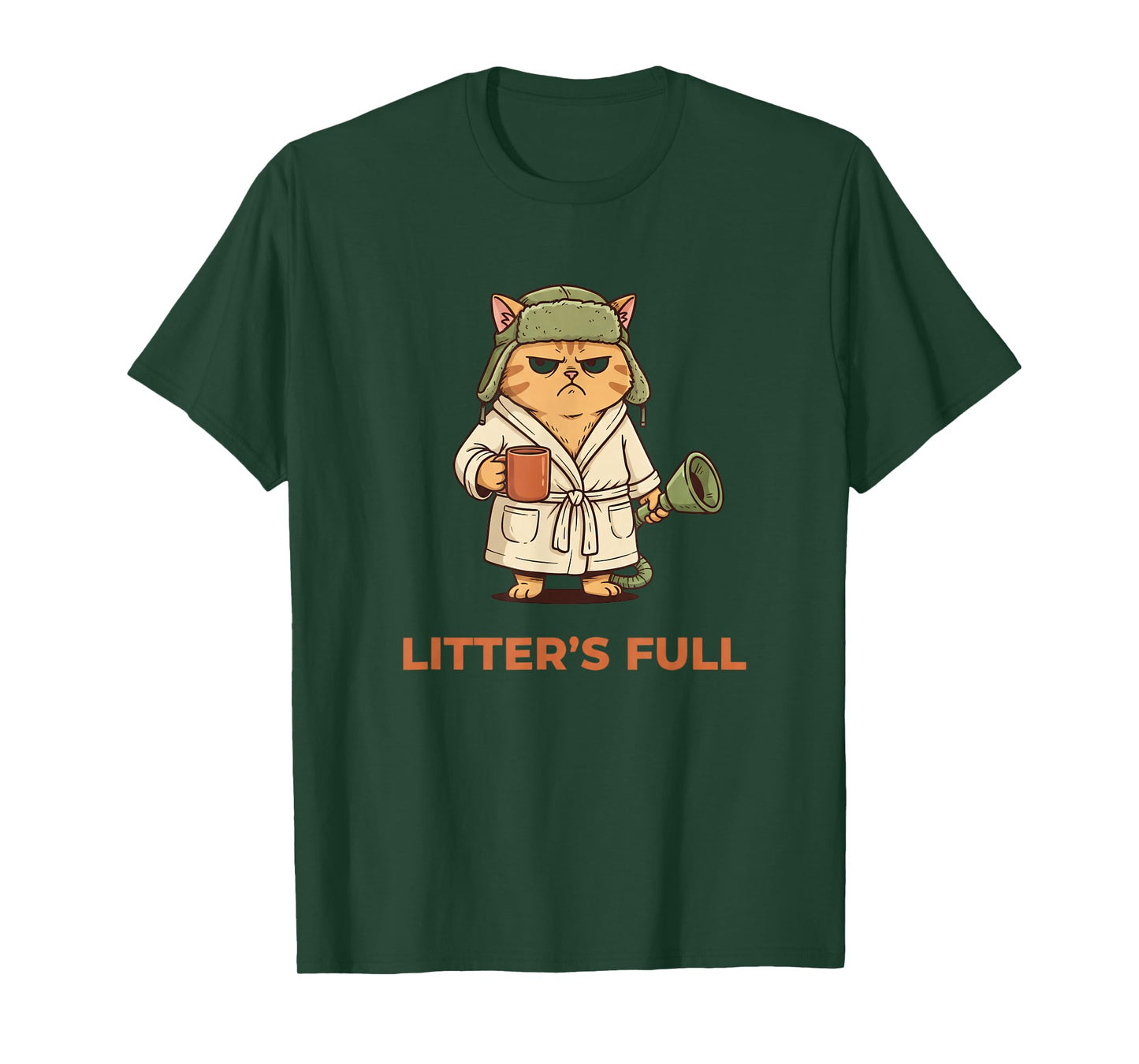 Christmas Litter's Full Funny Cat Lovers Sarcastic Holiday T-Shirt