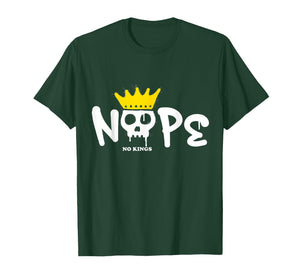 No Kings Day 2025 Protest Sign Skull Nope Men Women Kids T-Shirt