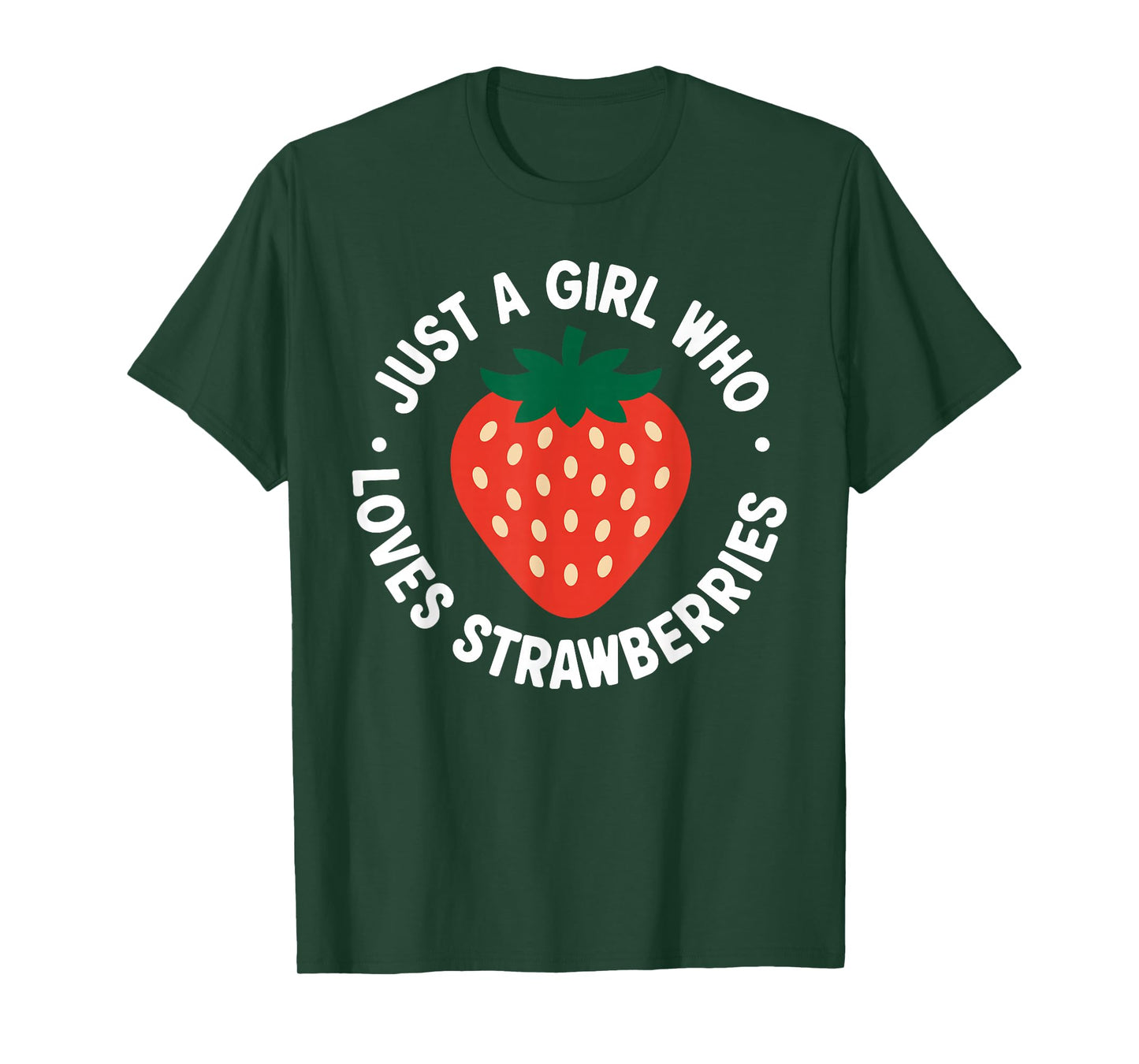 Funny Strawberry Art for Girls Women Fruit Strawberry Lover T-Shirt