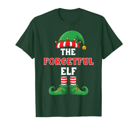 The Forgetful Elf Shirt Funny Sarcastic Christmas Gag Gift T-Shirt