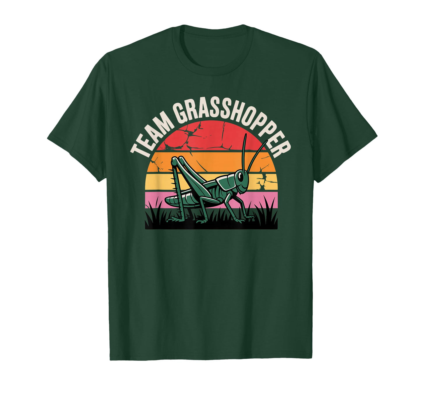Funny Grasshopper Art for Men Women Kids Insect Grasshopper T-Shirt