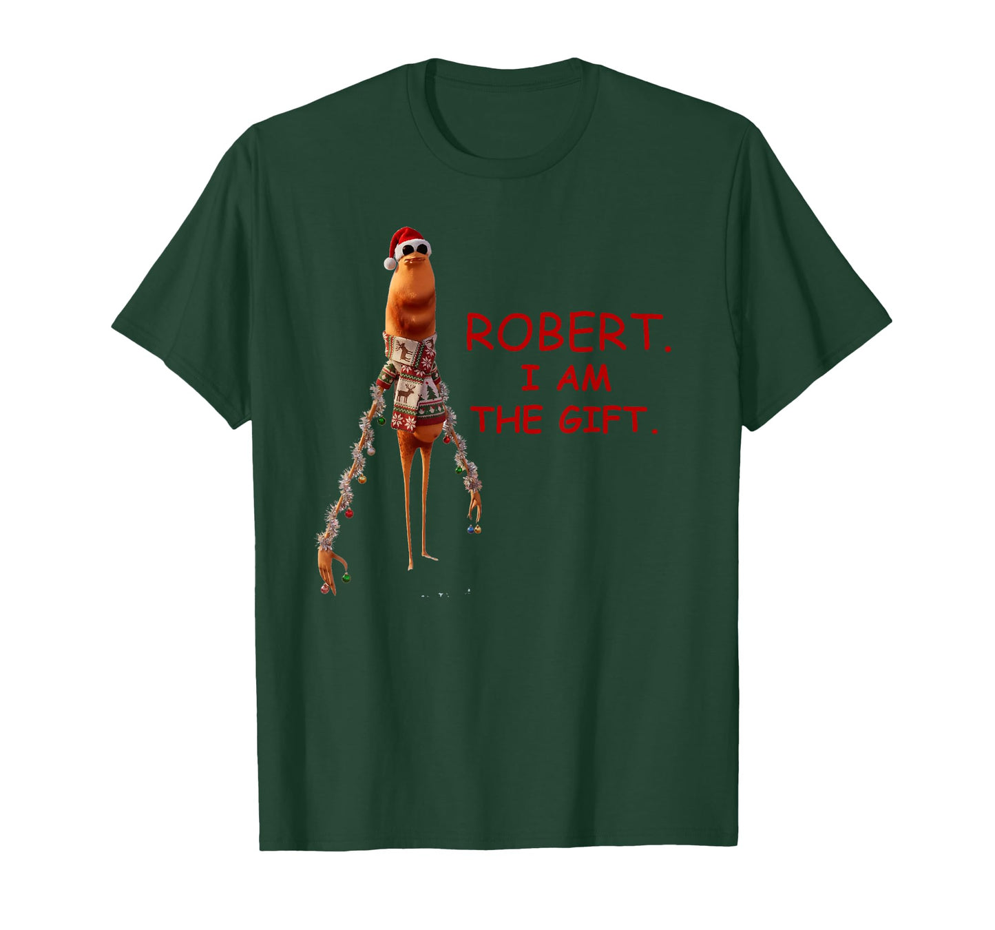 Marcus The Worm Christmas Humor Holiday T-Shirt