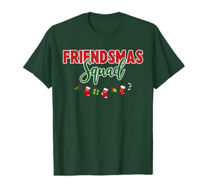 Friendsmas Squad Christmas Matching Friends Besties Groups T-Shirt