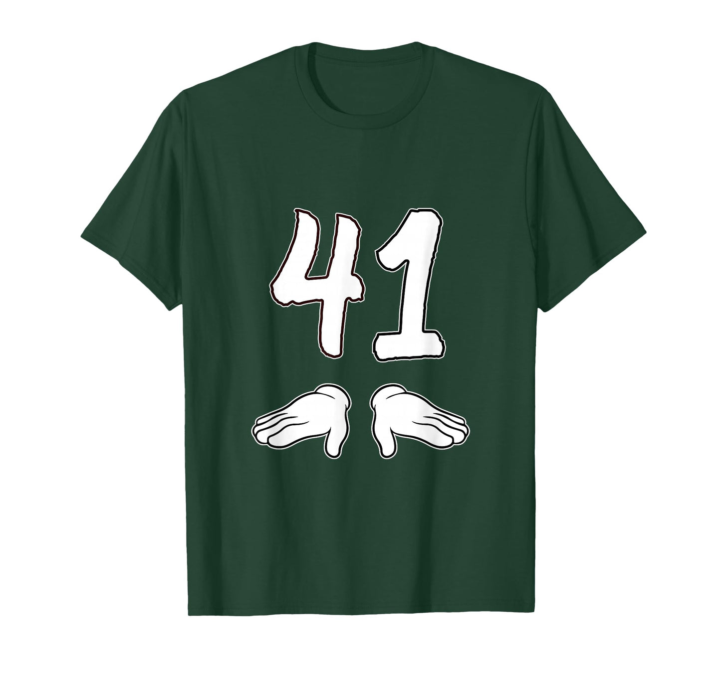Number 41 Matching Forty-one Gen Alpha Slang Meme Halloween T-Shirt