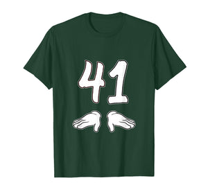 Number 41 Matching Forty-one Gen Alpha Slang Meme Halloween T-Shirt