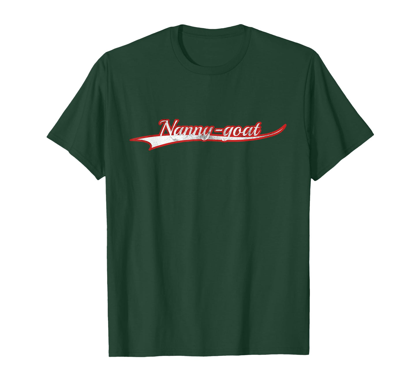 Nanny Goat Grandma Vintage Varsity Distressed T-Shirt