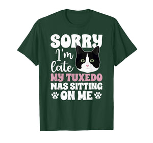 Tuxedo Cat Owner Tuxedo Cat Lover Funny Tuxedo Cat T-Shirt