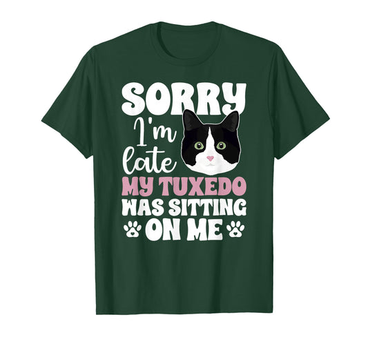 Tuxedo Cat Owner Tuxedo Cat Lover Funny Tuxedo Cat T-Shirt