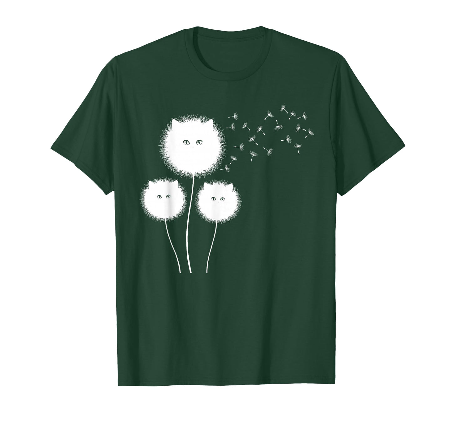 Dandelion 3 Cats Art for Men Women Kids T-Shirt