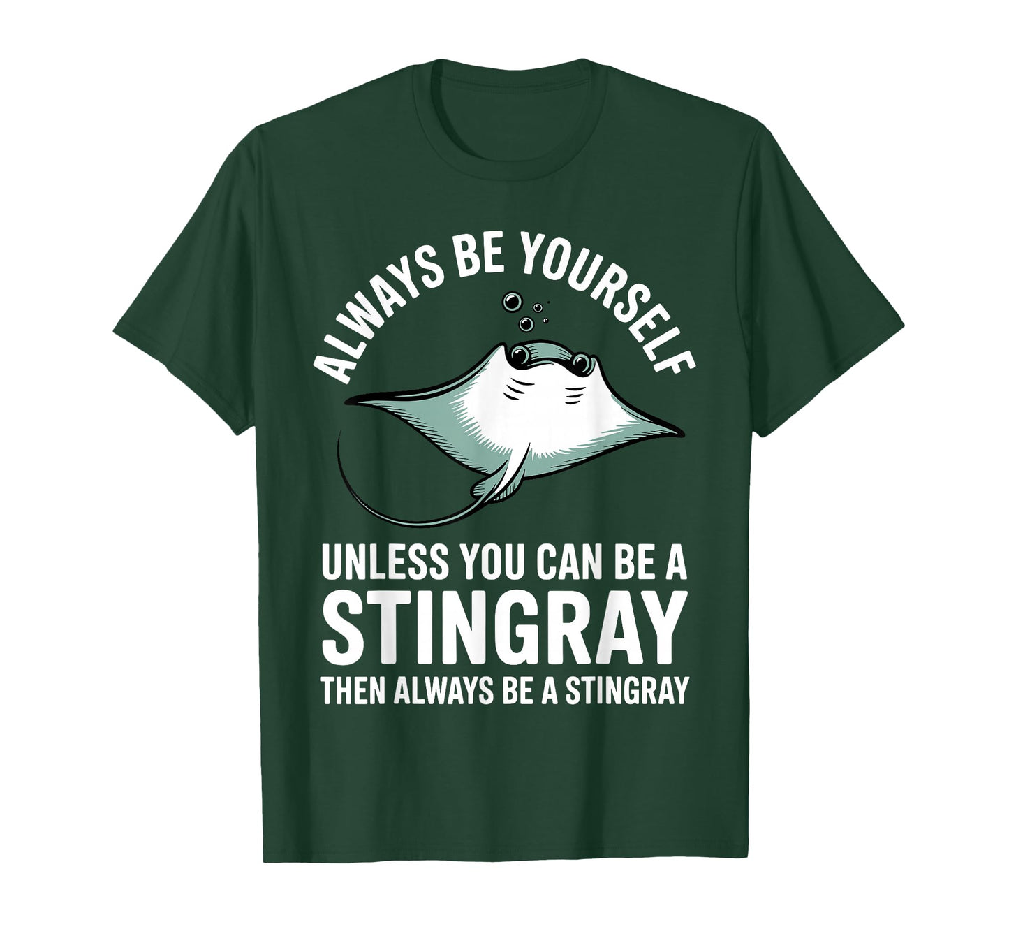 Cool Stingray Art for Women Men Sea Fish Stingray Lover T-Shirt