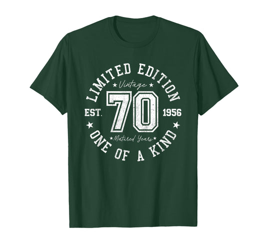 70 Years Old Vintage 1956 70th Birthday Limited Edition T-Shirt