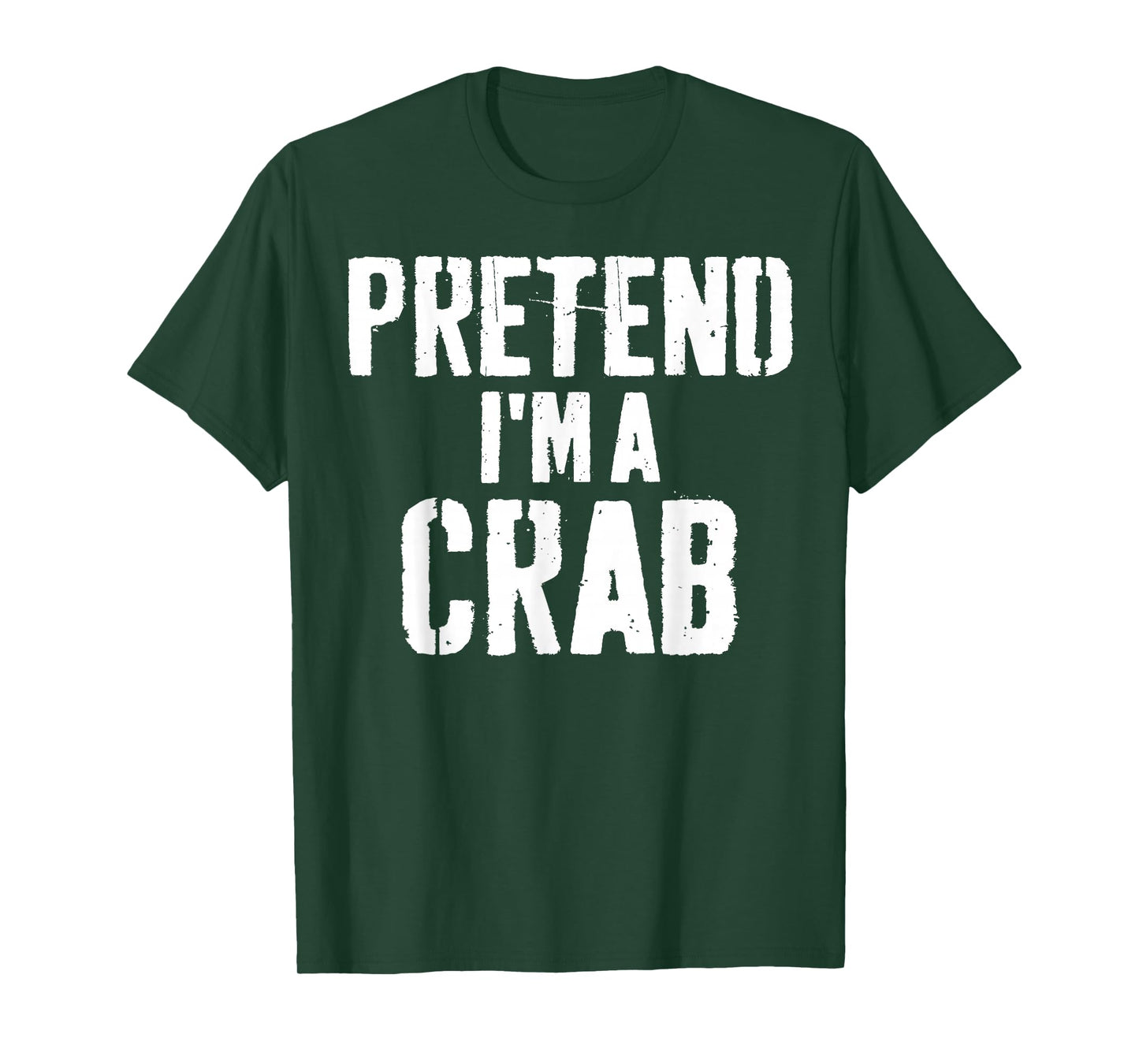 Lazy Easy Halloween Costume Pretend I'm A Crab T-Shirt