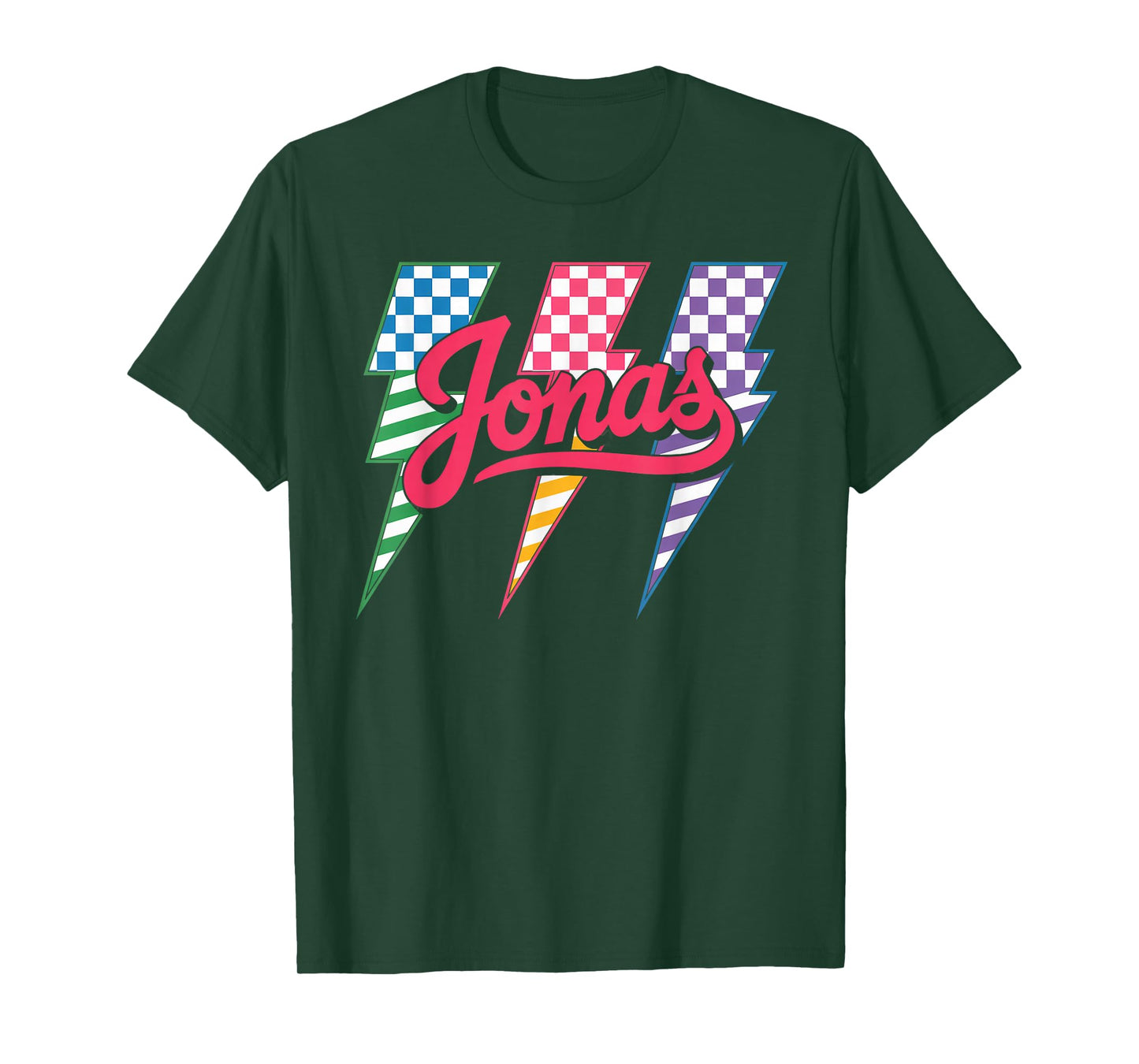 Retro Jonas First Name I Love Jonas 80's Vintage T-Shirt