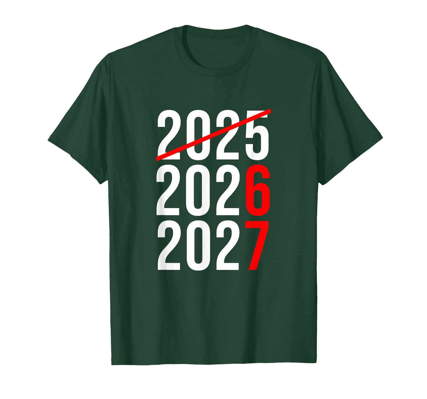 Funny New Year 67 Meme 2026 Goodbye 2025 Waiting for 2027 T-Shirt