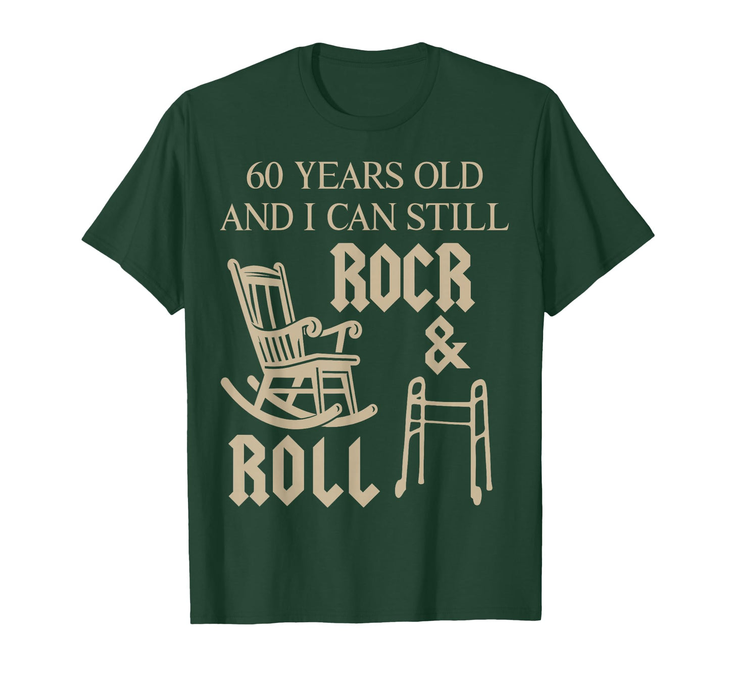 Vintage Classic Rock Funny 60 Year Old 60th Birthday Men T-Shirt