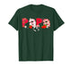 Strawberry papa Coquette Bow First Birthday T-Shirt