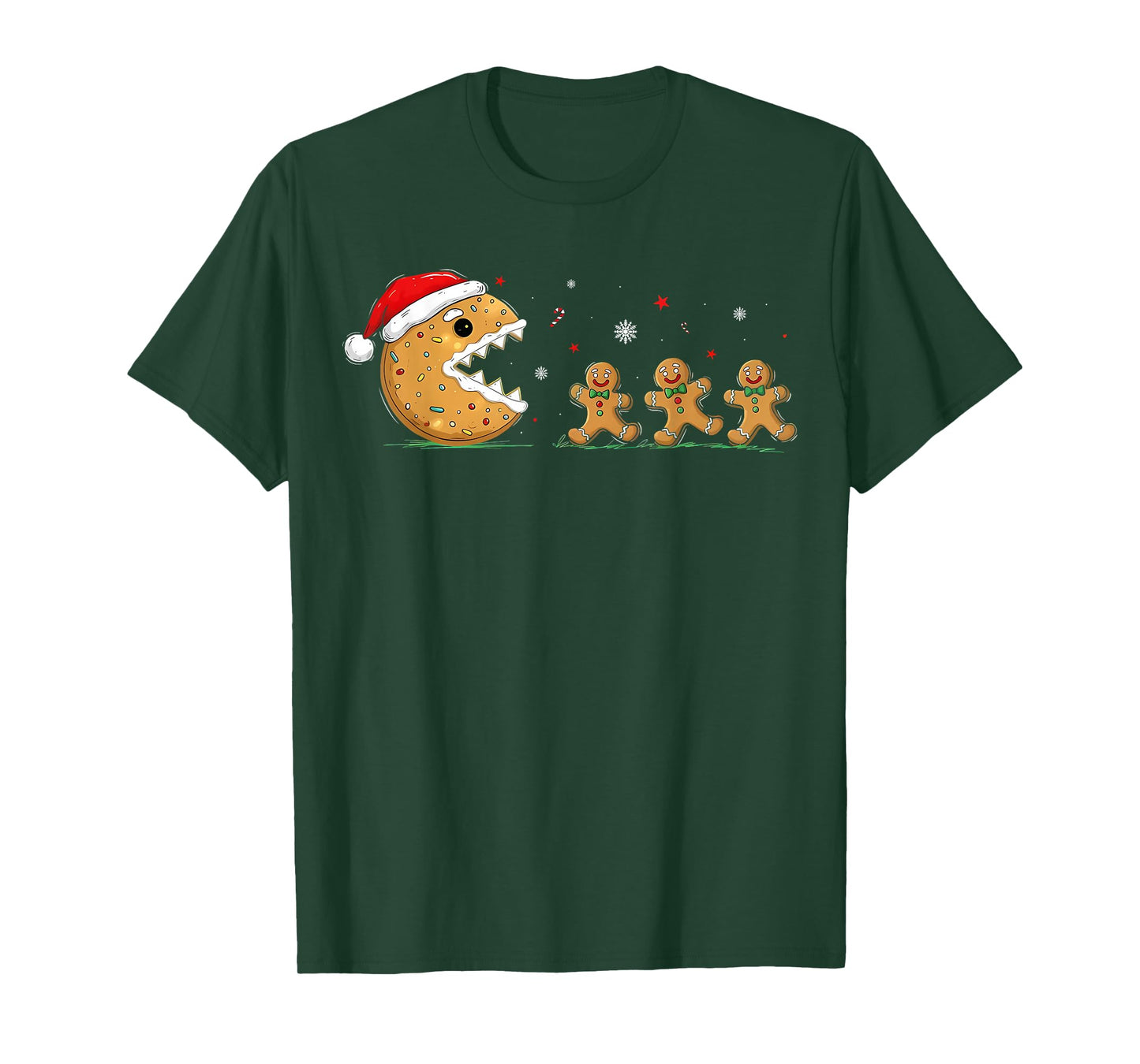 Funny Gingerbread Christmas Cookie Baking Boys Girls Kids T-Shirt