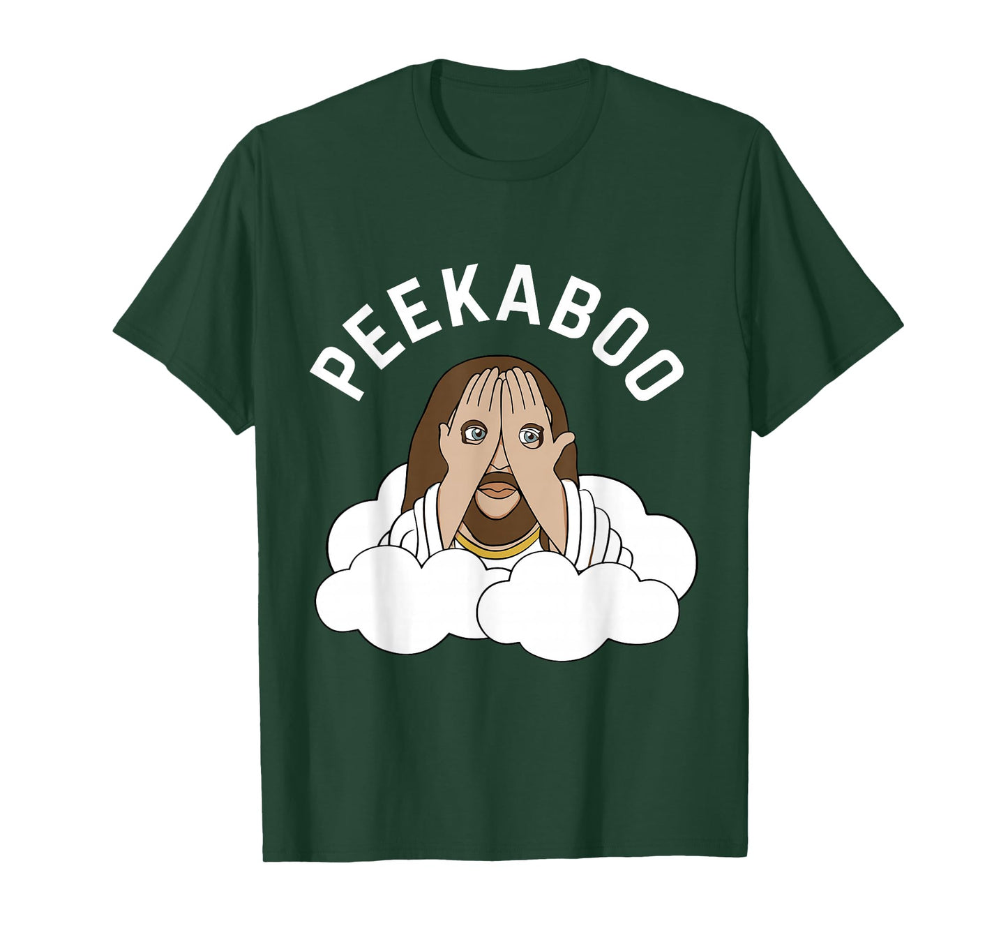 Peekaboo Jesus T-Shirt