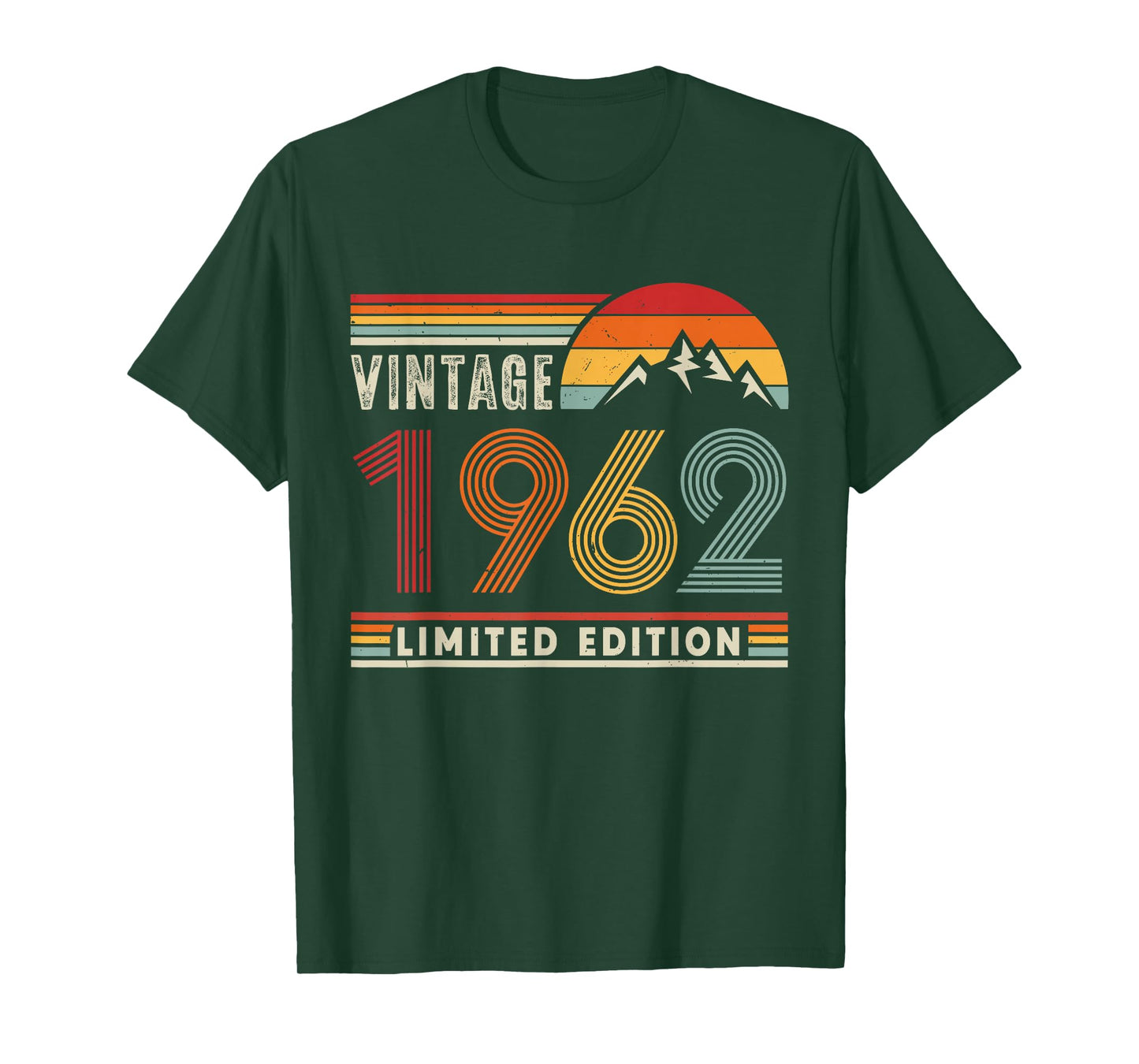 Vintage 1962 Limited Edition Retro 64th Birthday 64 Yrs Old T-Shirt