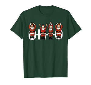 Funny Santa Ohio Party O-H-I-O Christmas Season Midwestern T-Shirt