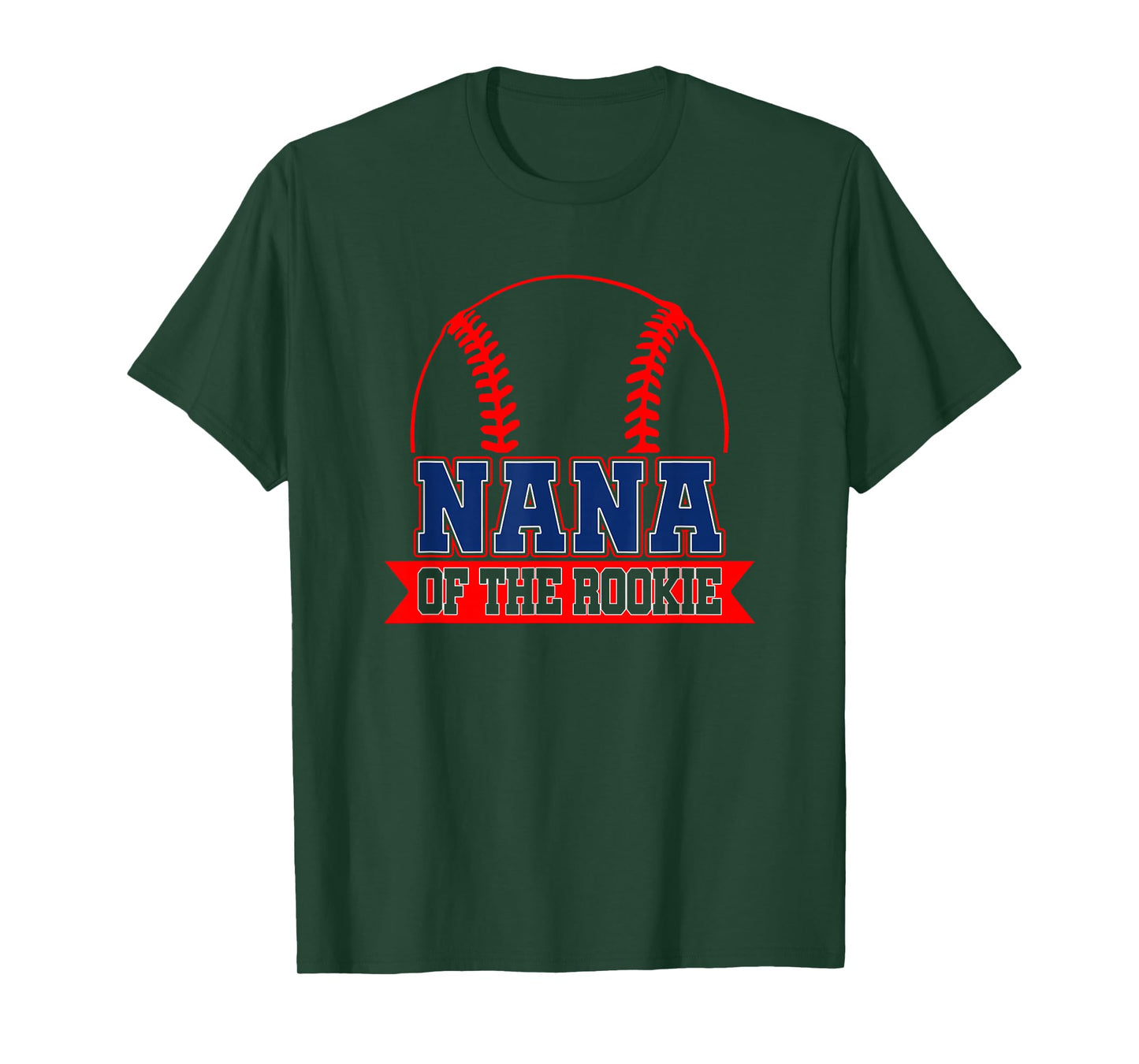 Nana Rookie of Year 1st Birthday Baseball Theme Matching T-Shirt