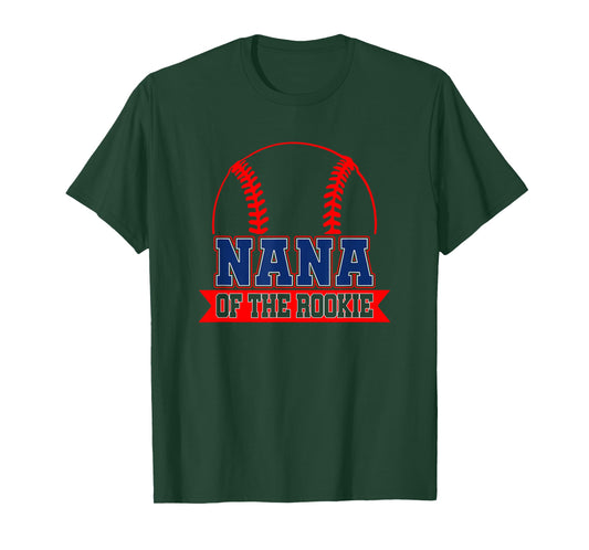 Nana Rookie of Year 1st Birthday Baseball Theme Matching T-Shirt