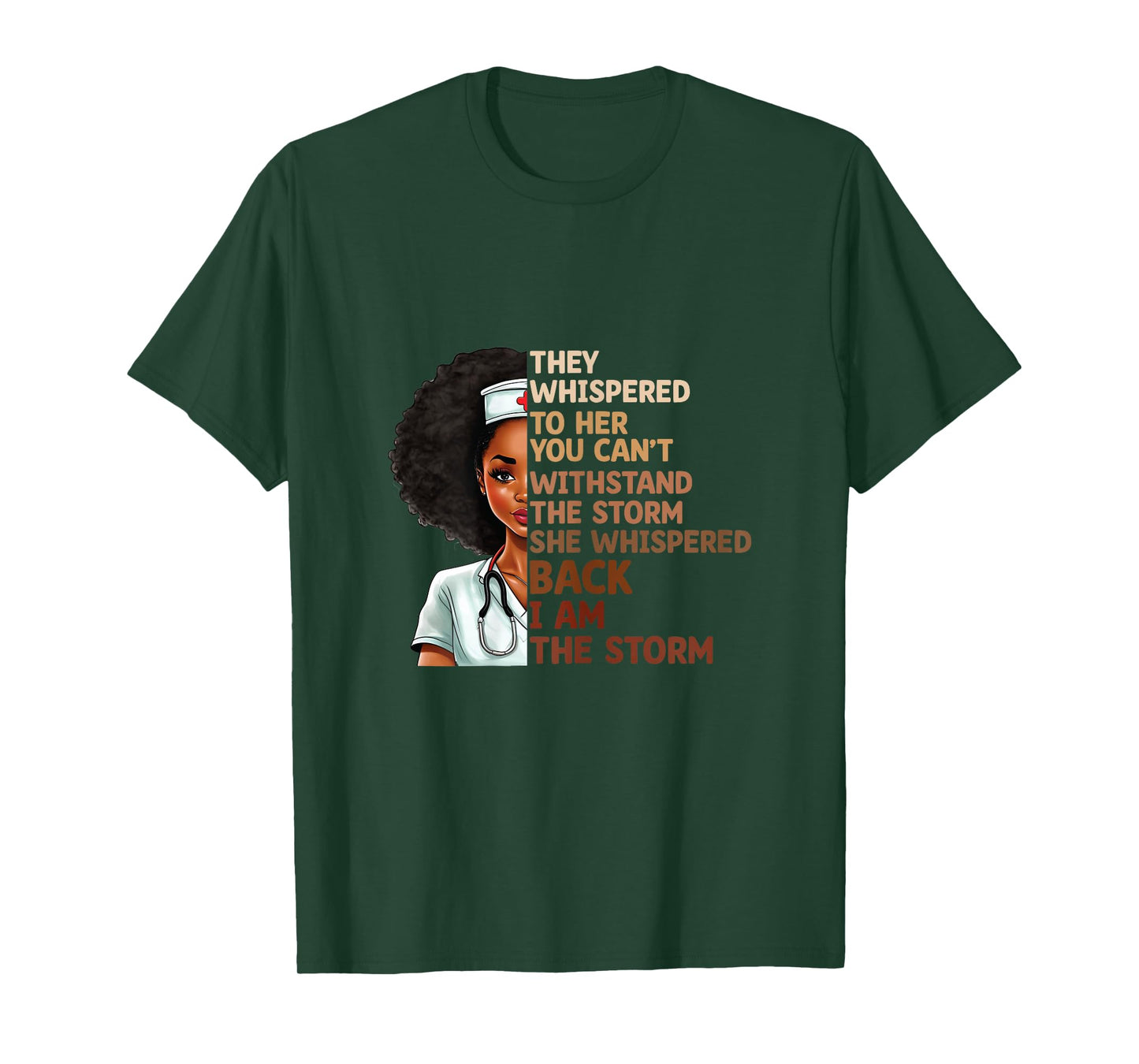 Black History Month Nurse Proud Black African American Nurse T-Shirt