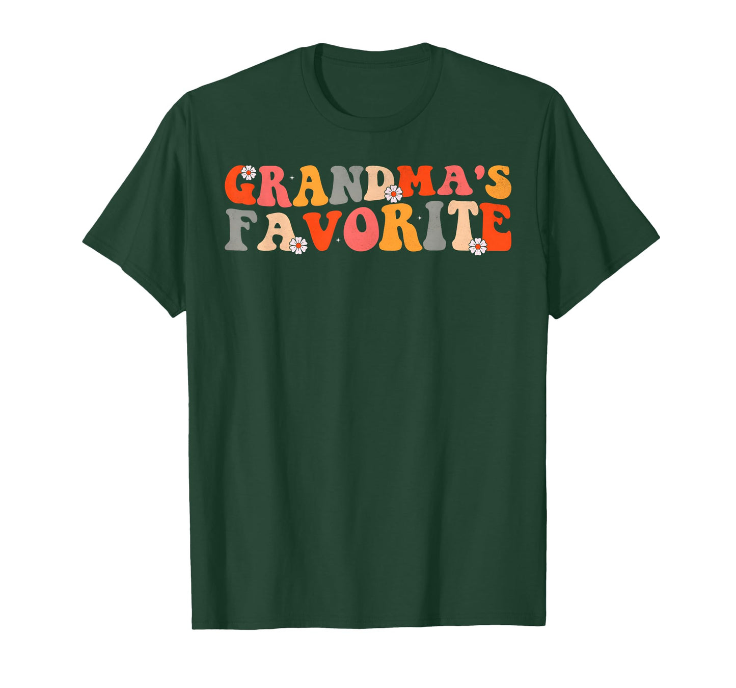 Grandma's Favorite Grandchild Funny Grandson Granddaughter T-Shirt