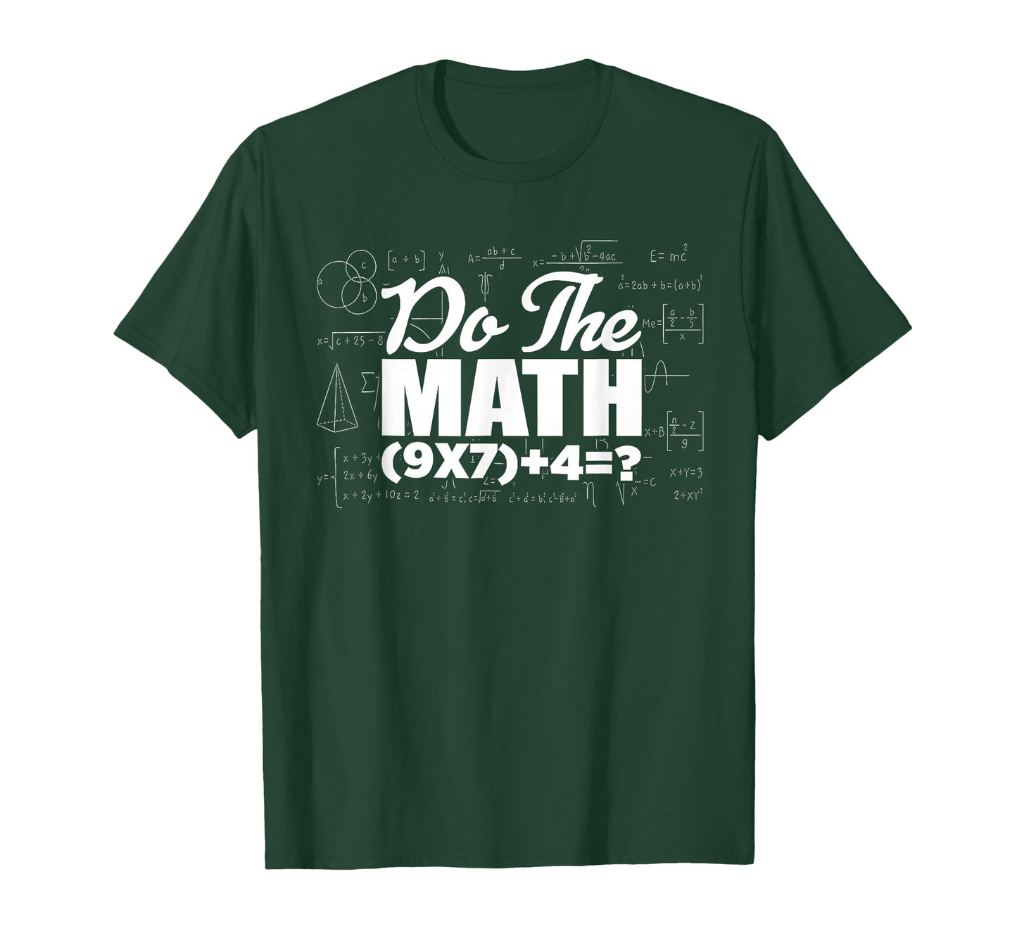 Do The Math 67 Meme Funny Six Seven Men Women Teacher T-Shirt